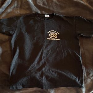 Black Santa Fe Fire Department T-Shirt